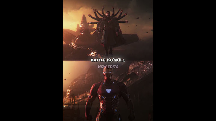 Iron Man VS Doctor Strange