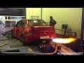 Mitsubishi EVO VII - AMAZING DYNO FLAMES!!