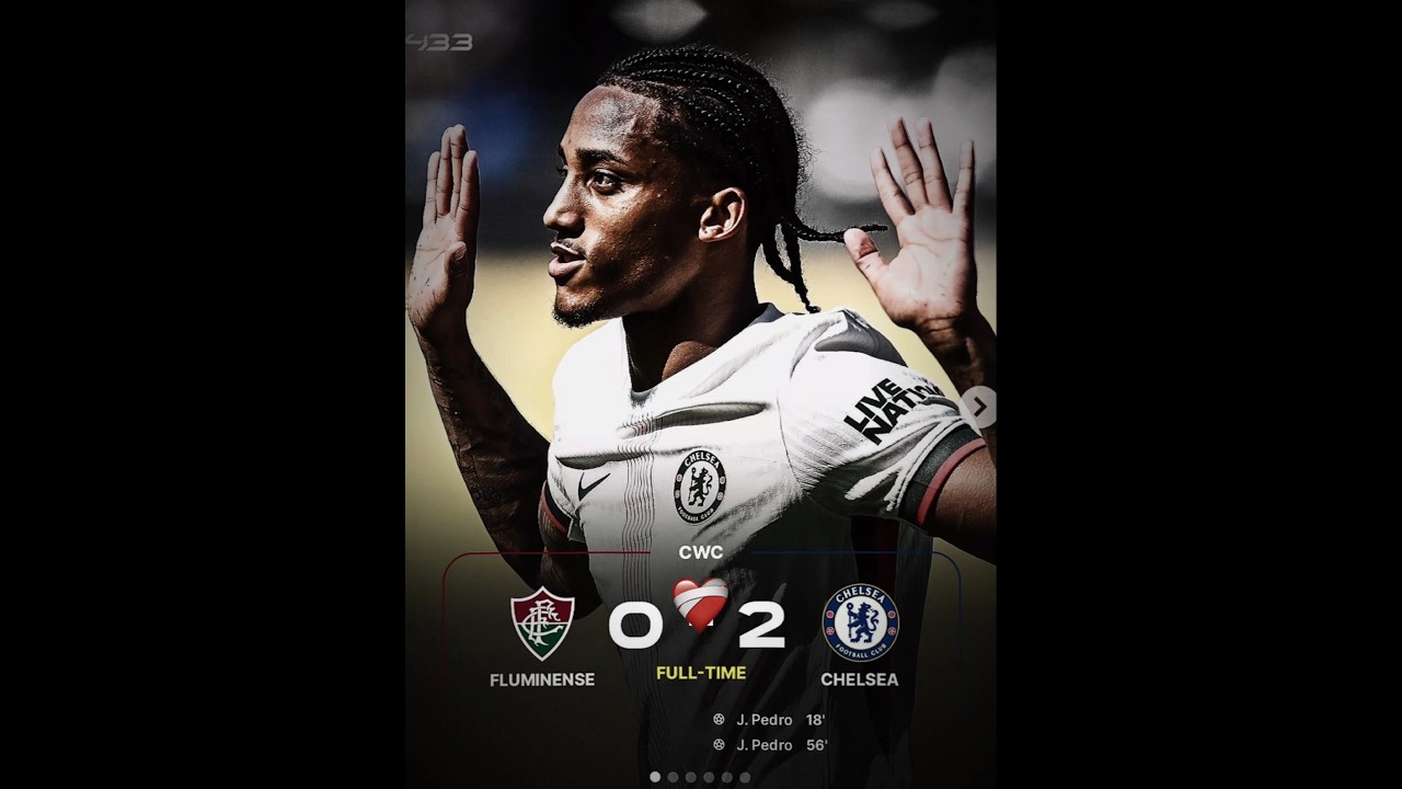 chelsea end fluminense win streak🔥