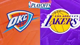 Oklahoma City Thunder(1) Vs LA Lakers(8) | NBA Playoffs | Full Game 3 Highlights