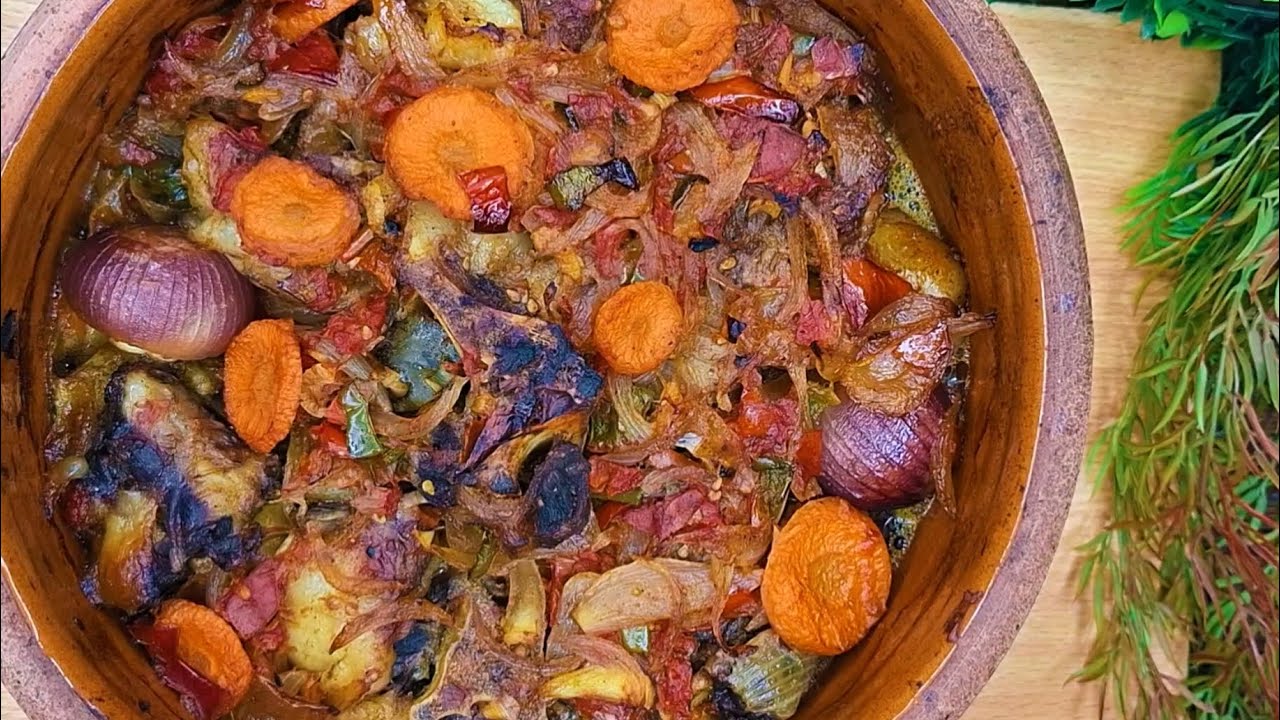 احلى طاجن عكاوي 👌اللحمة دايبة والصوص رهيب😋 #طاجن_عكاوي