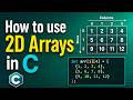 Matrix in C | 2D Arrays in C | Matrix Programming | 2D Array Program | Matrix Operation in C