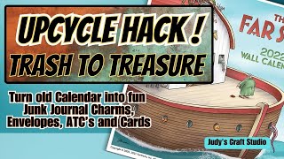 From Trash to Treasure: The SURPRISING Upcycle of a FAR SIDE Calendar!