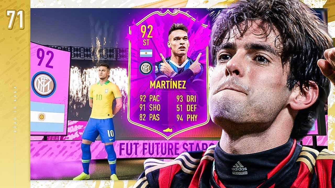 WE PACKED 92 RATED MARTINEZ (FUTURE STAR) - FIFA 20 KAKA ROAD TO GLORY #71