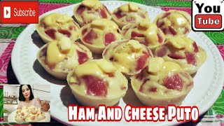 How To Make Puto With Ham And Cheese