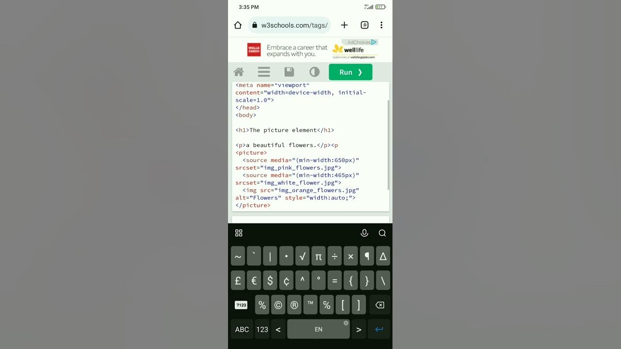 Basic HTML code... - YouTube