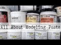 Beginner Mixed Media--All About MODELING PASTE--What is MODELING PASTE- How to Use it?