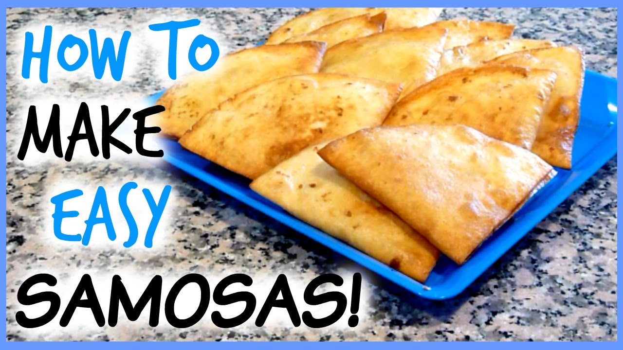 How to Make Samosas! QUICK AND EASY INDIAN SNACK RECIPE