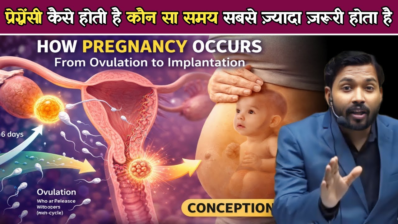 गर्भवती होने का सही समय कौन सा है | Pregnancy कब होती है Period, Ovulation और Fertile Days Explained