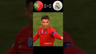 portugal vs Real Madrid -Ronaldo hat trick goala imaginary #football #youtube #shorts