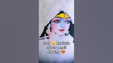 Krishna drawing , #shortsfeed #art #janmashtami #shorts #yt #colorpencil #struggle #artist