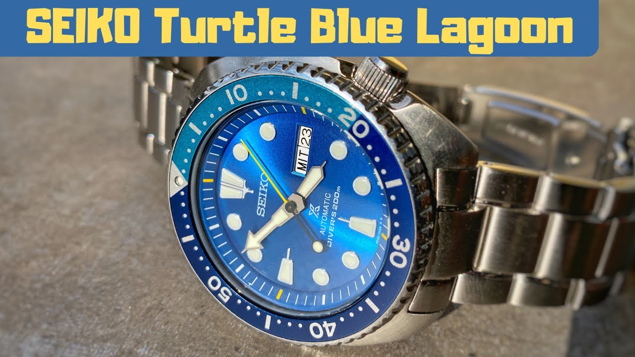 Seiko Turtle Blue Lagoon - Unboxing and Initial Impressions - YouTube