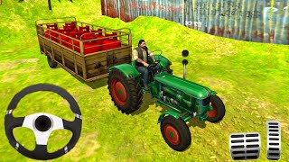 Real Indian Tractor Trolley Cargo Farming Simulator - Best Android Gameplay screenshot 5