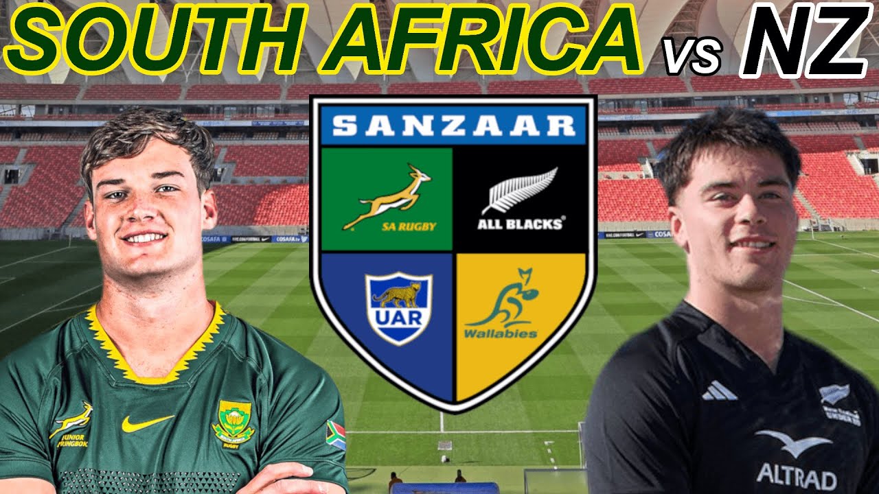 SOUTH AFRICA vs NEW ZEALAND u20 Rugby Championship 2026 Live Commentary ...