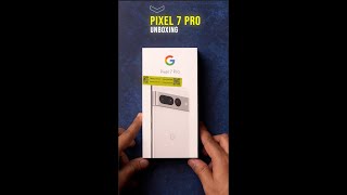 Pixel 7 Pro (Snow) Early Unboxing #shorts