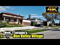 A beautiful day in North York - walking Don Valley Village (4k walking video)