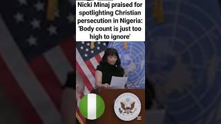 Nicki Minaj addresses United Nations about alleged Christian persecution in Nigeria