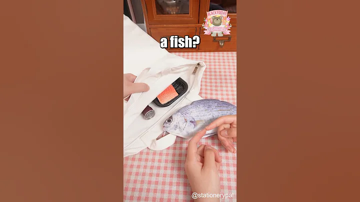 What odd stationery do you have in your backpack?😆 #shorts