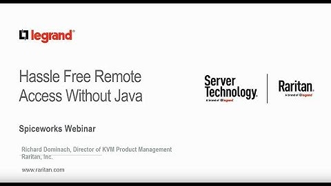 Webinar: Hassle Free Remote Access without Java