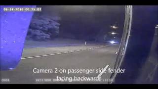 Falcon Electronics Trucker MDVR Night Driving Sample 4 Cam Set Up June, 2016