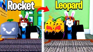 Trading From Rocket to Leopard in One Video (Blox Fruits) screenshot 4