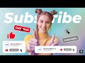 Filmora youtube subscribe  bell animation tutorial  reactivewave