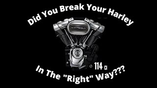 HOW TO BREAK YOUR HARLEY DAVIDSON ENGINE IN THE "RIGHT" WAY???