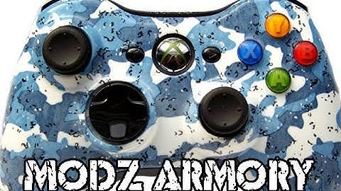 Custom Xbox 360 Controller - Siberian Camo | Modz Armory