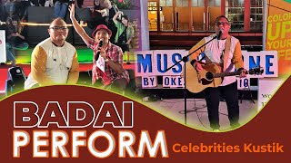 Badai Perfom Live Akustik Celebrities Sarinah Jakarta