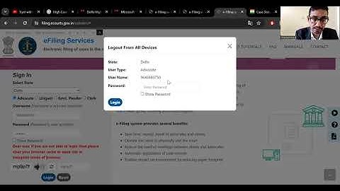 How to e-file an application in Delhi District Court ? #efiling #efilingportal