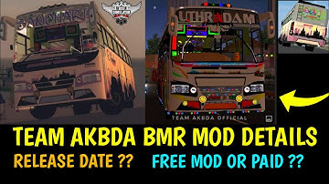 🔴 AKBDA BMR MOD DETAILS [] RELEASE DATE ?? [] FREE OR PAID ?? [] TRUE GAMER