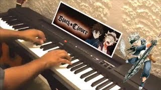 Video thumbnail of "Black Clover ending 1- piano cover - Aoi Honoo"