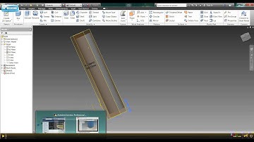 Inventor Video 7 Adding Text to a Curved Surface