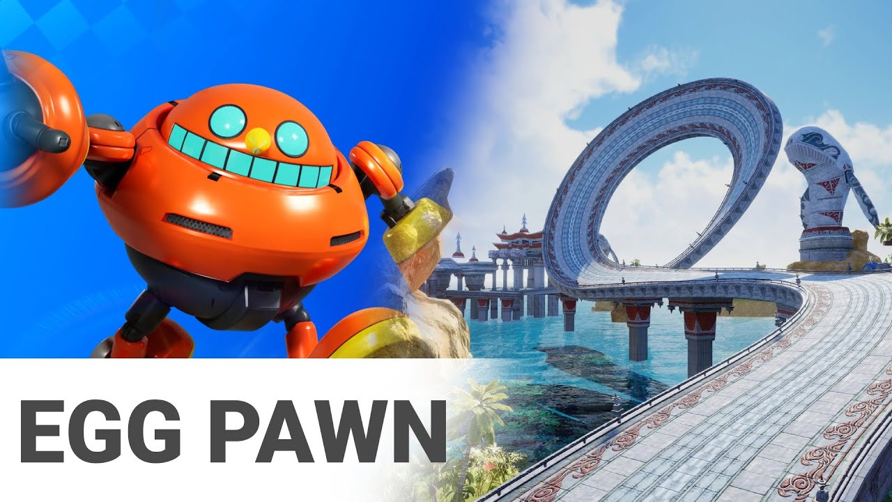 Sonic Racing: CrossWorlds - Egg Pawn racing in Ocean View - YouTube
