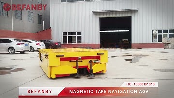 Magnetic Tape Navigation AGV, 2T Automatic Guided Vehicle Supplier