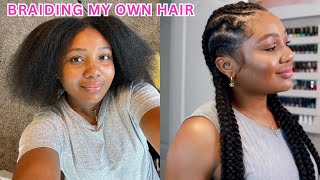 How I Did My Own Feed In Braids for Vacation 2023.