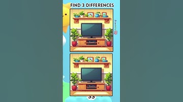 Find The Difference  #51 | Brain Exercise #brainteasers #shortsviral #quiz #spotthedifference