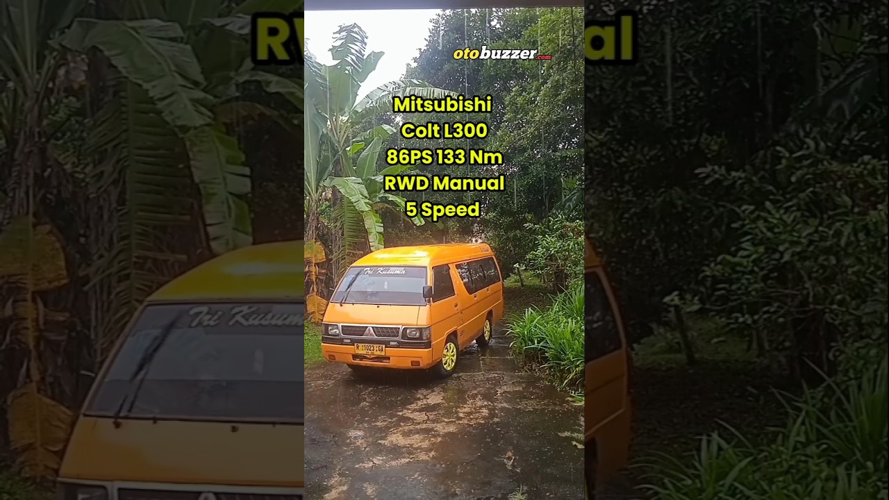 Mitsubishi Colt L300 model lama 86 PS 133 Nm RWD 5 speed manual cocok buat mobil travel 