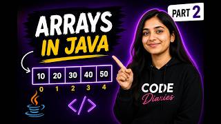 Arrays in Java Part 2 | Scanner Input, for Loop & arr.length | Java Complete Course #22