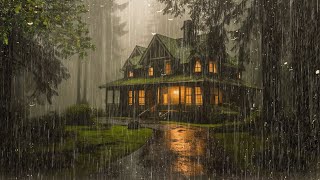 Super Heavy Rain for FAST Sleep - Deep Sleep with Heavy Rain on Tin Roof, Relax, ASMR