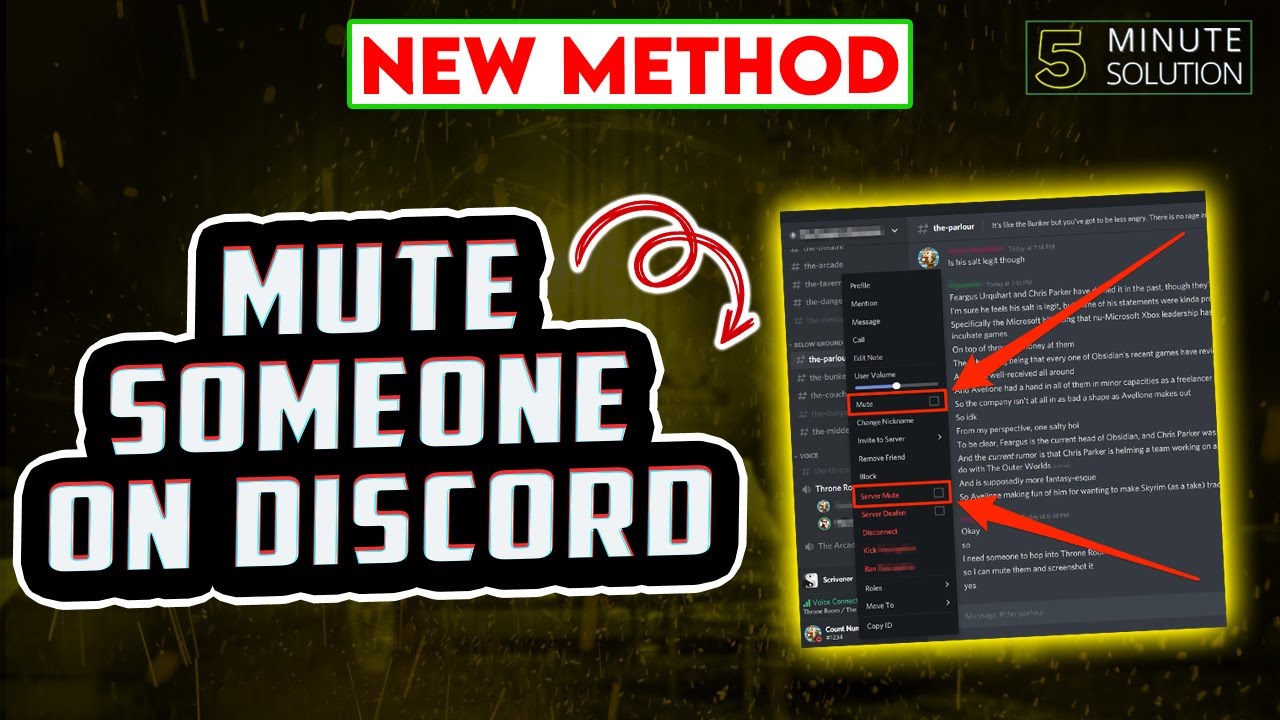 How to mute someone on Discord 2024 - YouTube