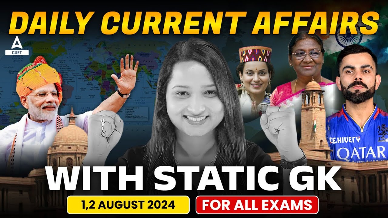 02 August Current Affairs 2024 Daily Current Affairs Current Affair ...