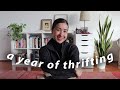 A year of thrifting second hand things part 2  sustainable living minimalism living with less