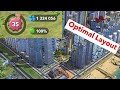 SimCity BuildIt OPTIMAL Layout 14M Population at Level SimCity BuildIt OPTIMAL Layout 14M Population at Level