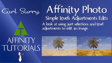 Affinity Photo - Simple Level Adjustments Edits