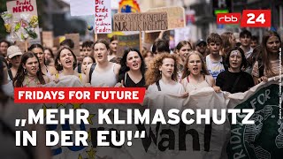 Vor der EU-Wahl: Tausende bei Klimademo in Berlin