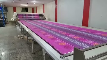 Richpeace Automatic Hometextile Spreading Machine in Customer Factory