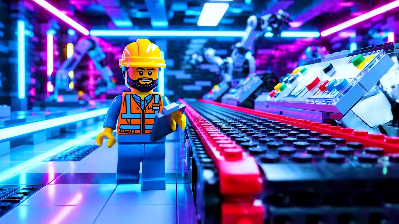 LEGO Neon Gadget Factory ⚡📱 | From Parts to Perfection