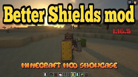 Minecraft 1.16.5 - Better Shields mod
