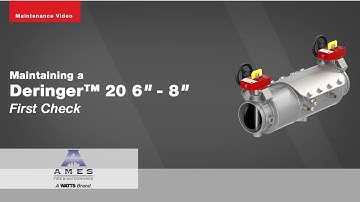 Maintaining a Deringer™ 20 6" – 8" First Check
